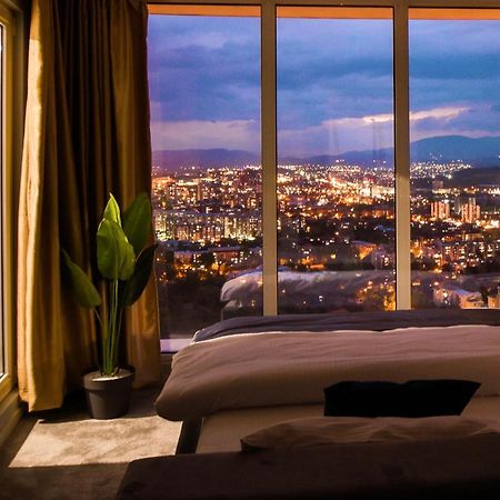 Apartmán Sky Deluxe Skopje Exteriér fotografie