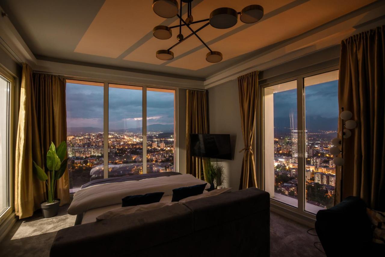 Apartmán Sky Deluxe Skopje Exteriér fotografie