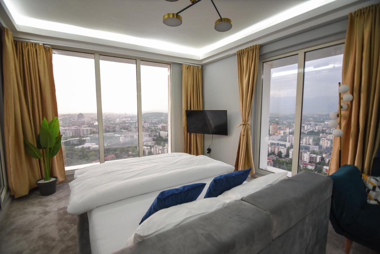 Apartmán Sky Deluxe Skopje Exteriér fotografie
