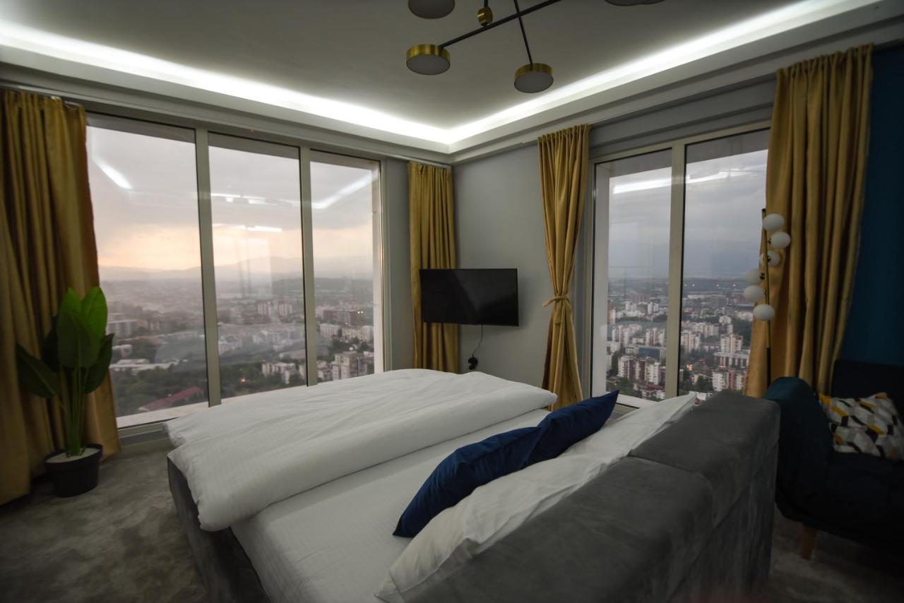 Apartmán Sky Deluxe Skopje Exteriér fotografie