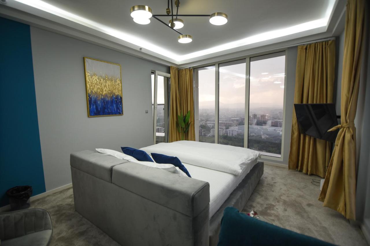 Apartmán Sky Deluxe Skopje Exteriér fotografie