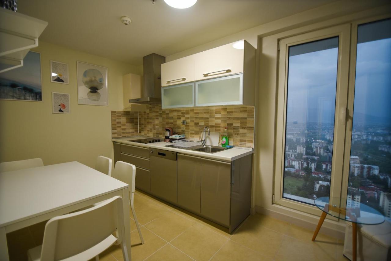 Apartmán Sky Deluxe Skopje Exteriér fotografie