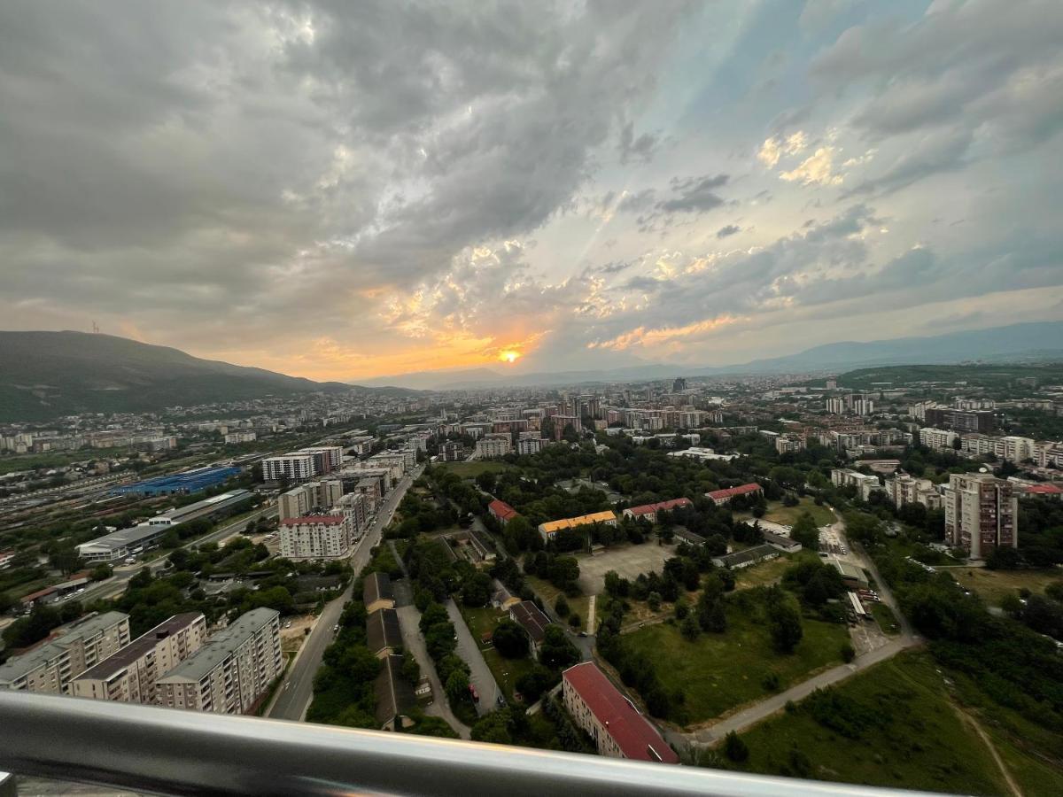 Apartmán Sky Deluxe Skopje Exteriér fotografie